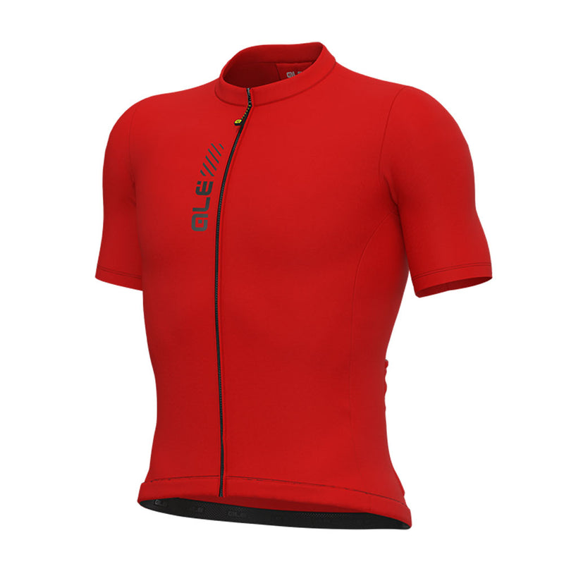 Ale Clothing Colour Block 2.0 Pragma Short Sleeves Jersey Red