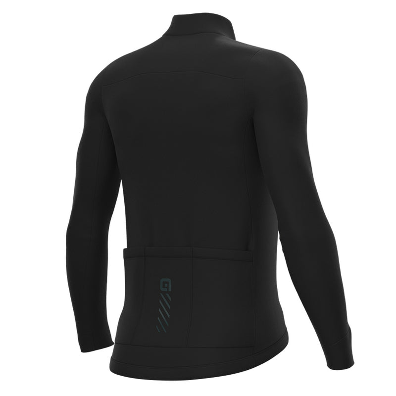 Ale Fondo Solid Long Sleeves Jersey Black