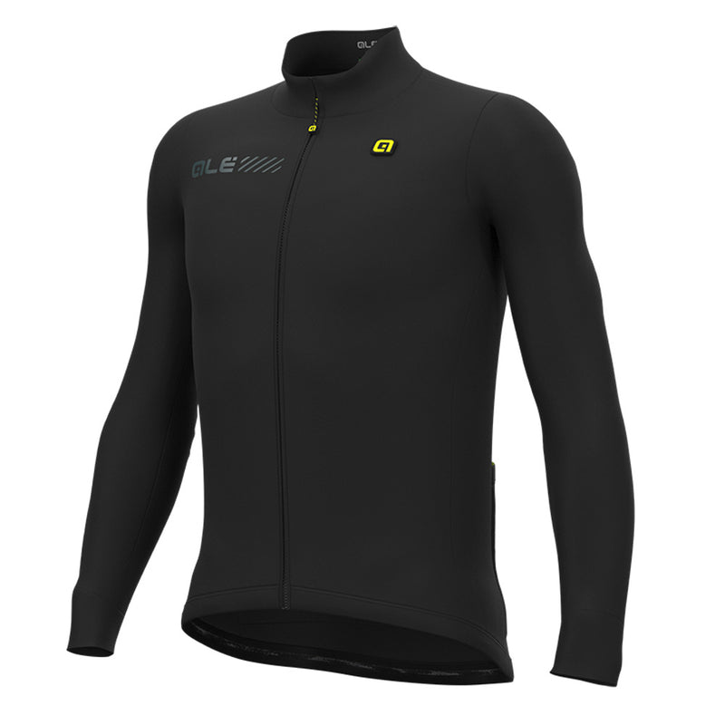 Ale Fondo Solid Long Sleeves Jersey Black