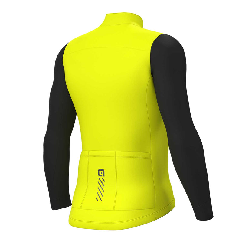 Ale Clothing Fondo 2.0 Solid Long Sleeves Jersey Yellow