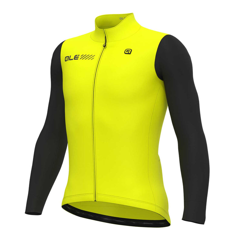 Ale Clothing Fondo 2.0 Solid Long Sleeves Jersey Yellow