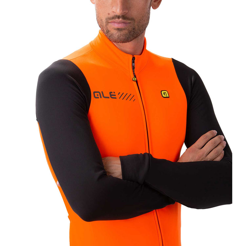 Ale Clothing Fondo 2.0 Solid Long Sleeves Jersey Orange