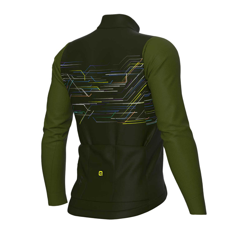 Ale Clothing Megabyte PR-E Long Sleeves Jersey Green