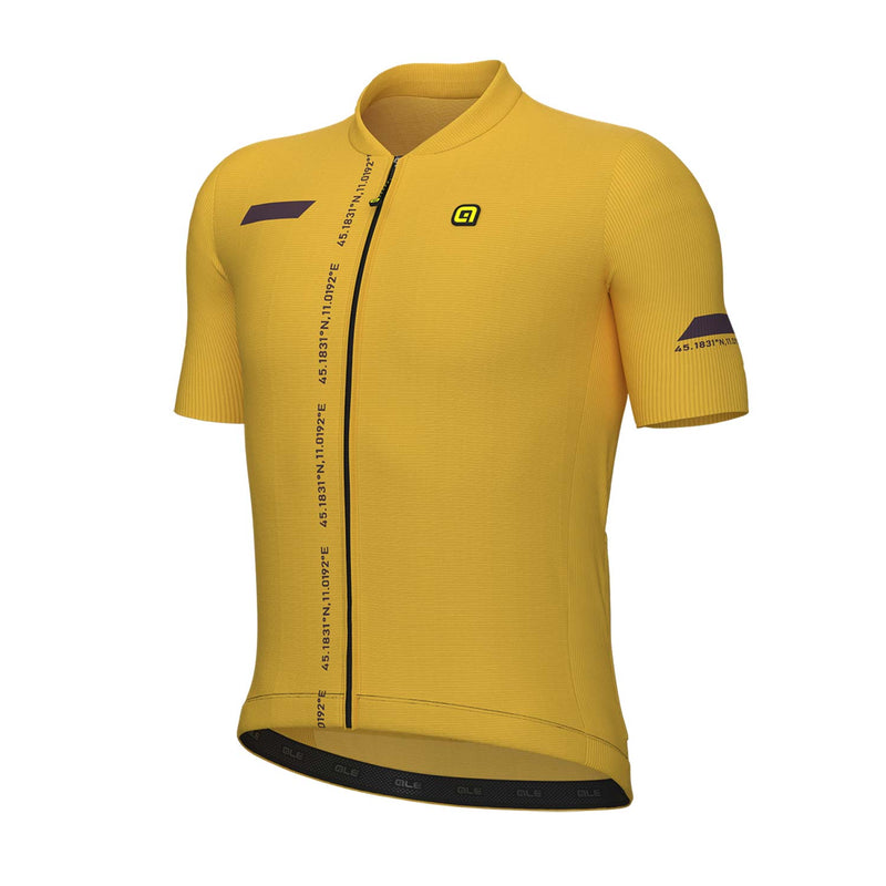 Ale Clothing Follow Me PR-E Short Sleeves Jersey Ocra