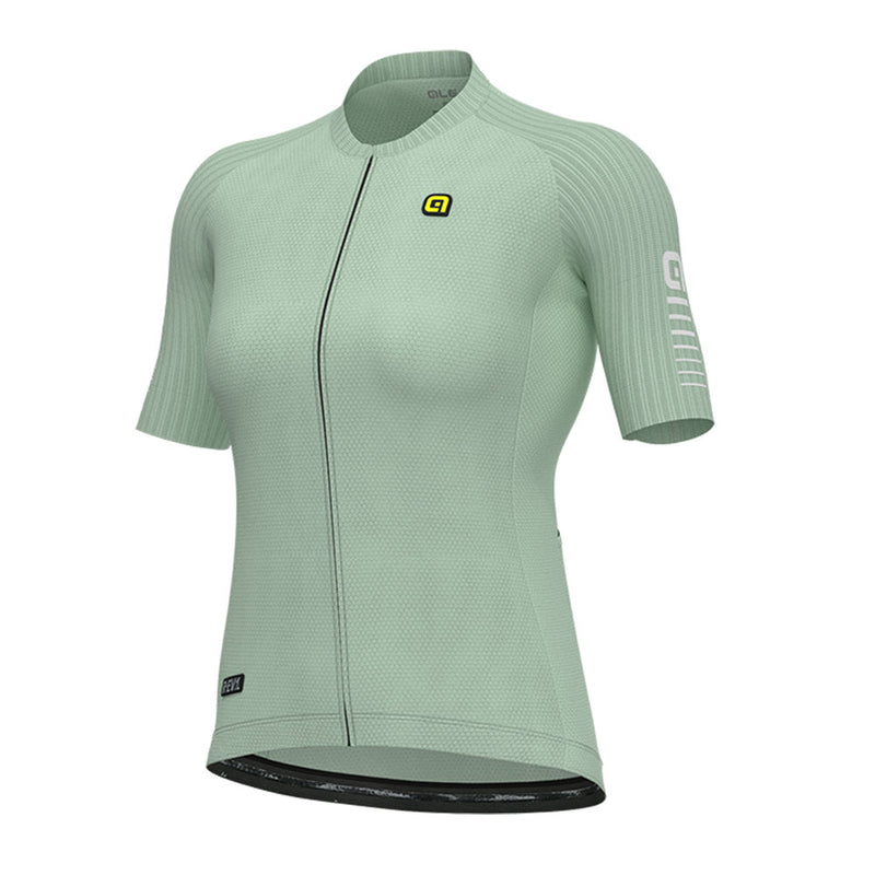 Ale Clothing Silver Cooling R-EV1 Ladies Short Sleeves Jersey Light Green