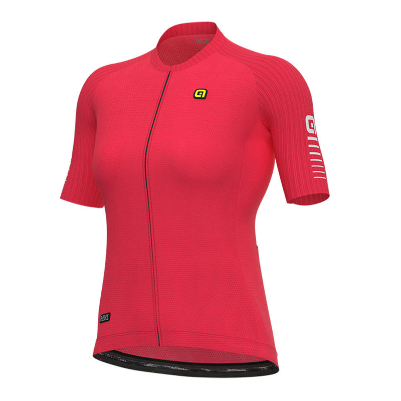 Ale Clothing Silver Cooling R-EV1 Ladies Short Sleeves Jersey Pink