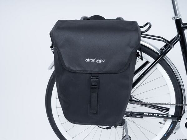 AtranVelo Commuter Waterproof Triple-X Bag Black