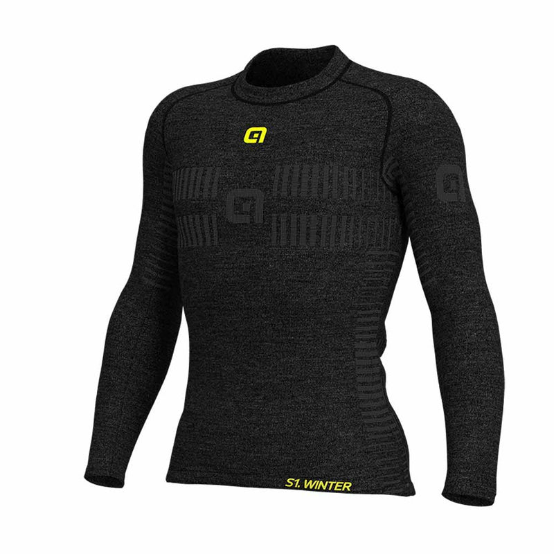 Ale Clothing Seamless Wool Baselayer Black