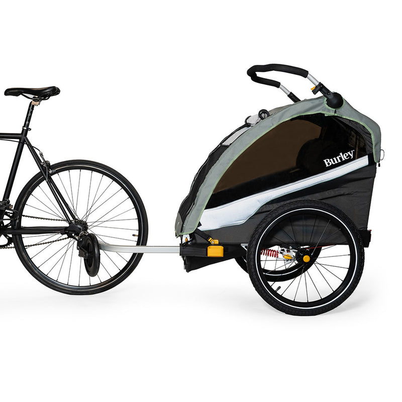 Burley D'Lite X Bike Trailer / Stroller Double Green