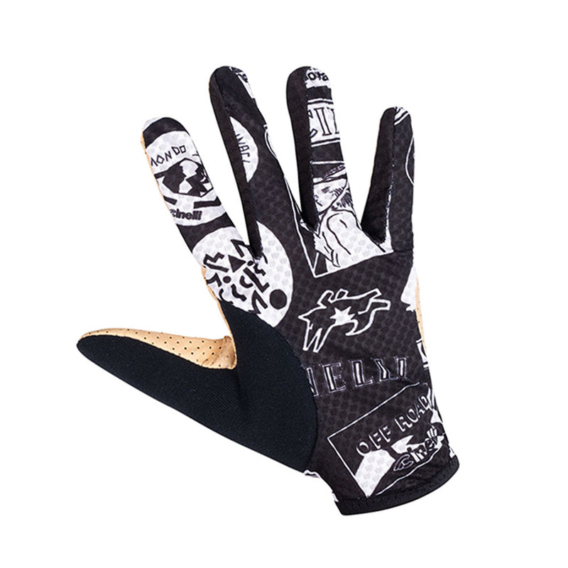 Cinelli Supercorsa Pattern Long Fingered Gloves Black