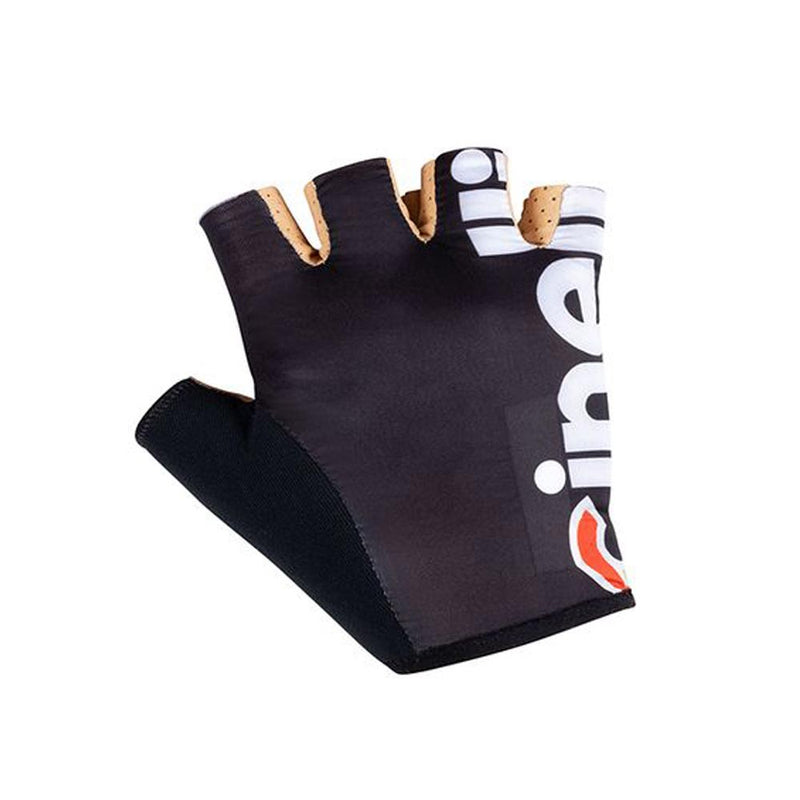 Cinelli Supercorsa Logo Short Fingered Gloves Black