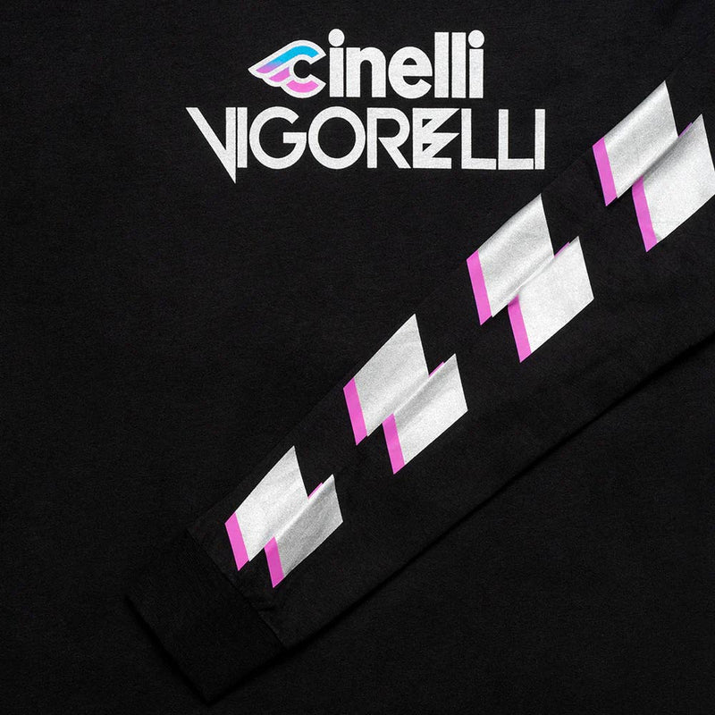 Cinelli Vigorelli Long Sleeved T-Shirt Black / Multicolour