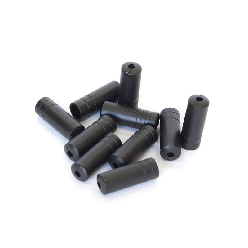 Clarks Nylon Plastic Gear Ferrules 10 Pieces Per Card Black