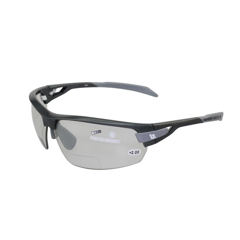 BZ Optics Pho Cat1-Cat3 Polarised Bi-Focal Photochromic Lenses Graphite