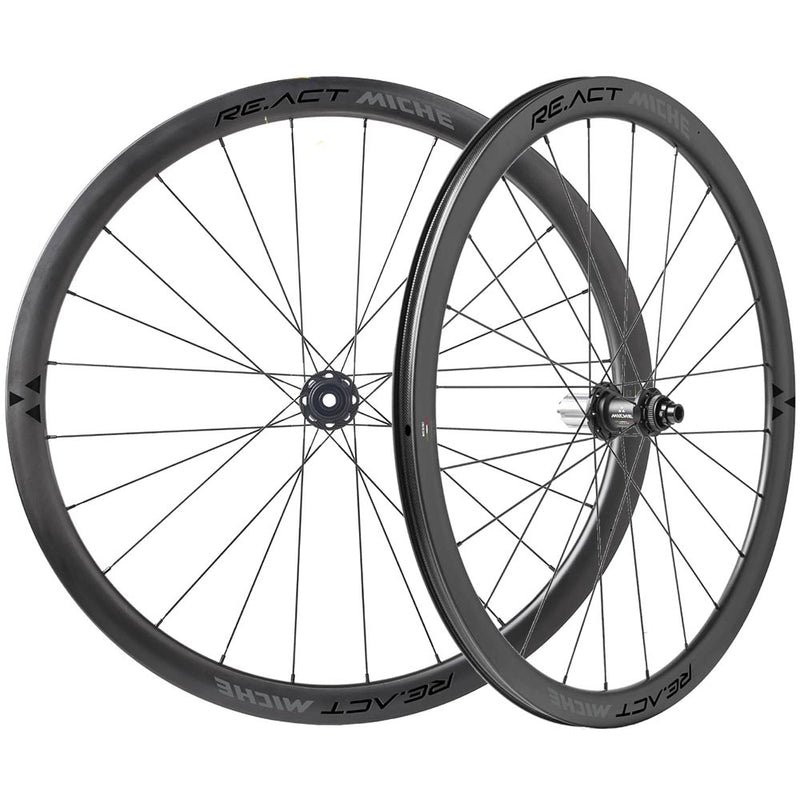 Miche RE.ACT CA Wheels Clincher Black - 1 Pair