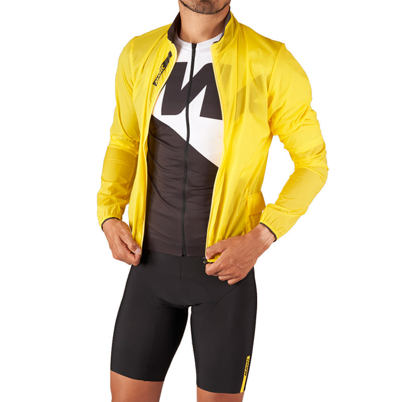 Mavic Cosmic Mens Windproof Jacket Yellow