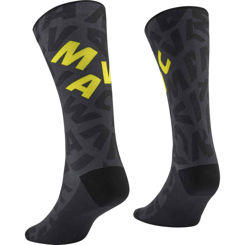 Mavic Aksium Graphic Socks Black / Yellow