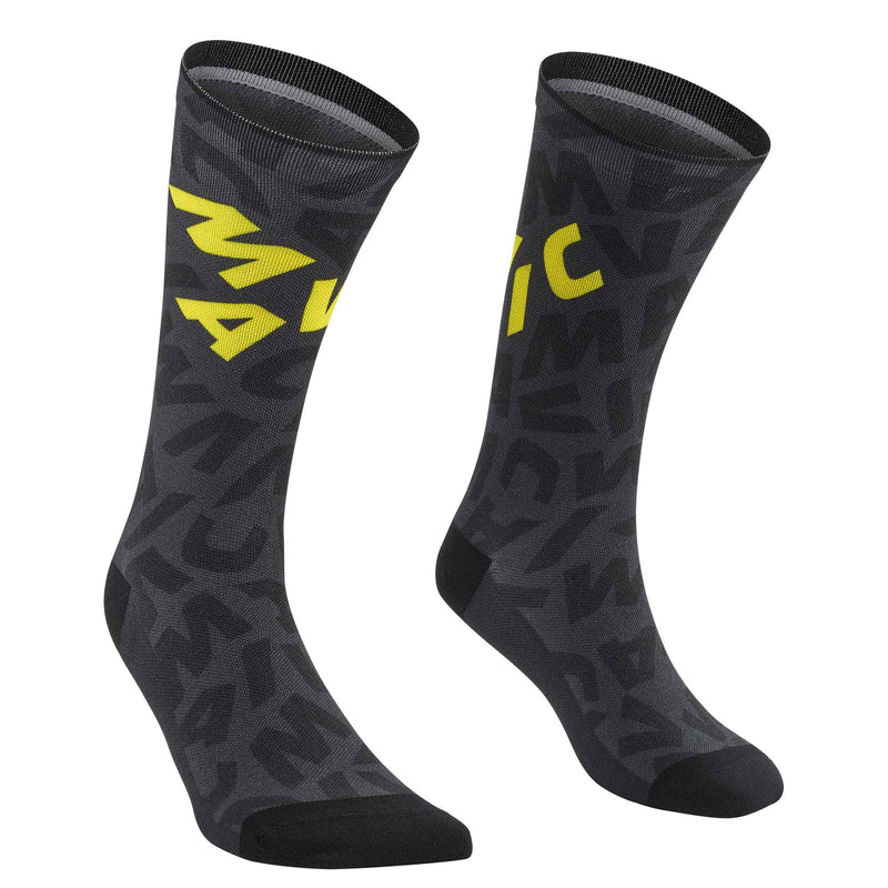 Mavic Aksium Graphic Socks Black / Yellow