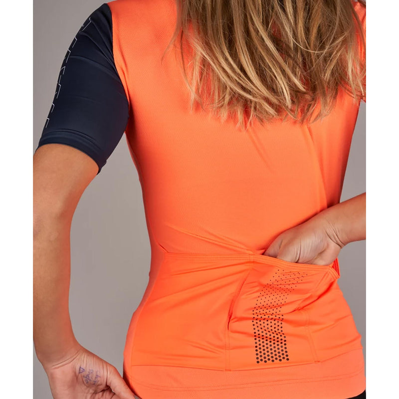 Mavic Essential Ladies Jersey Coral Deep Blue