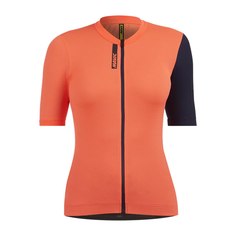 Mavic Essential Ladies Jersey Coral Deep Blue