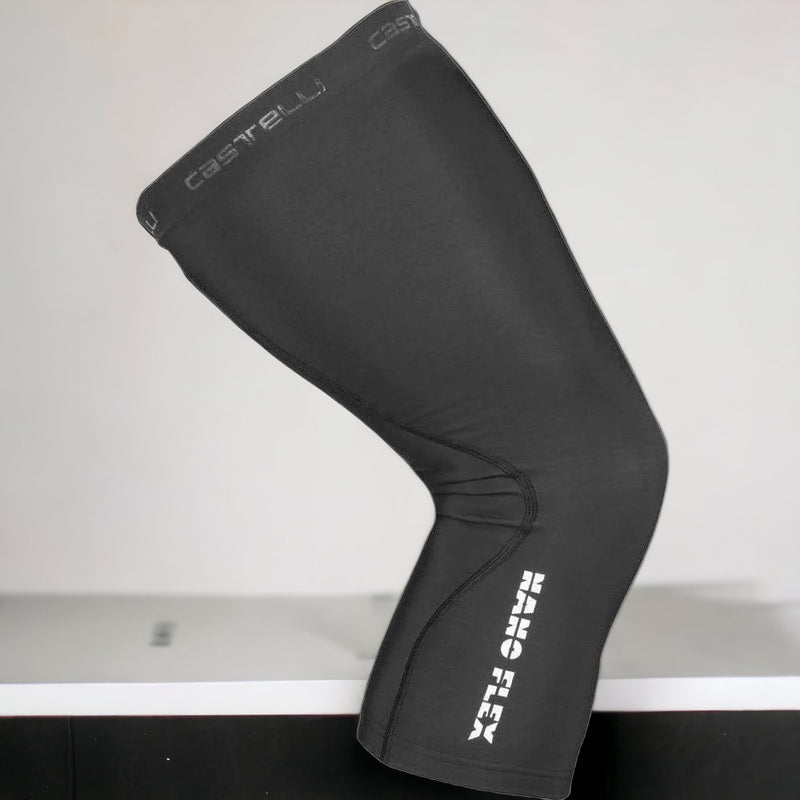 EX Display Castelli Nano Flex 3G Knee Warmers Black - Extra Large