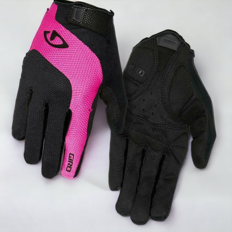 EX Display Giro Tessa Gel LF Ladies Road Cycling Gloves 2019 Black / Pink - Medium