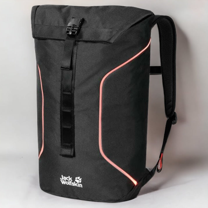 EX Display Jack Wolfskin Allspark Messenger Backpack Black - 20 L