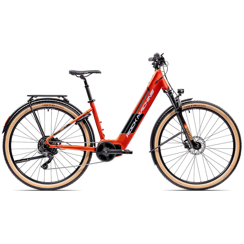 Superior Rock Machine Storm INT e90-29 Touring E-Bike Black / Orange