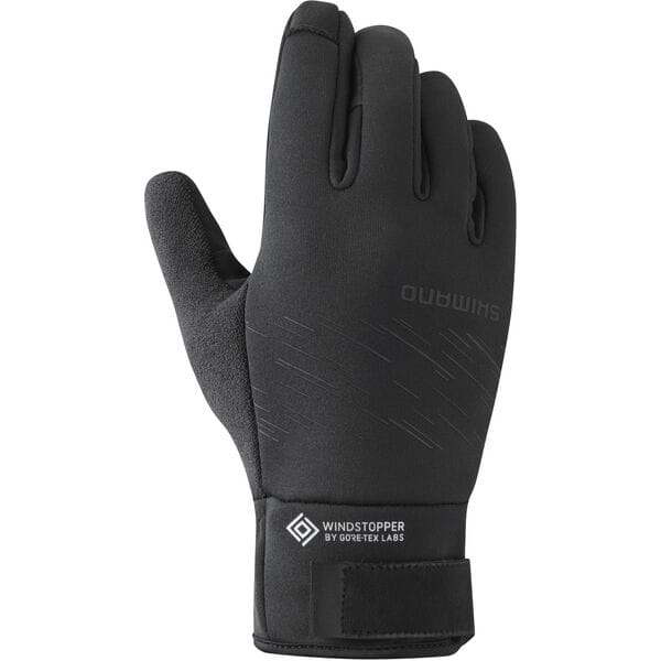 Shimano Unisex Windstopper Insulated Gloves Black