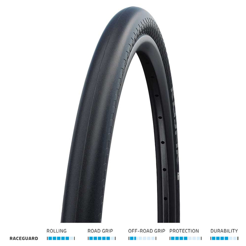 Schwalbe Kojak Raceguard 1/4 Folding Tyre Black