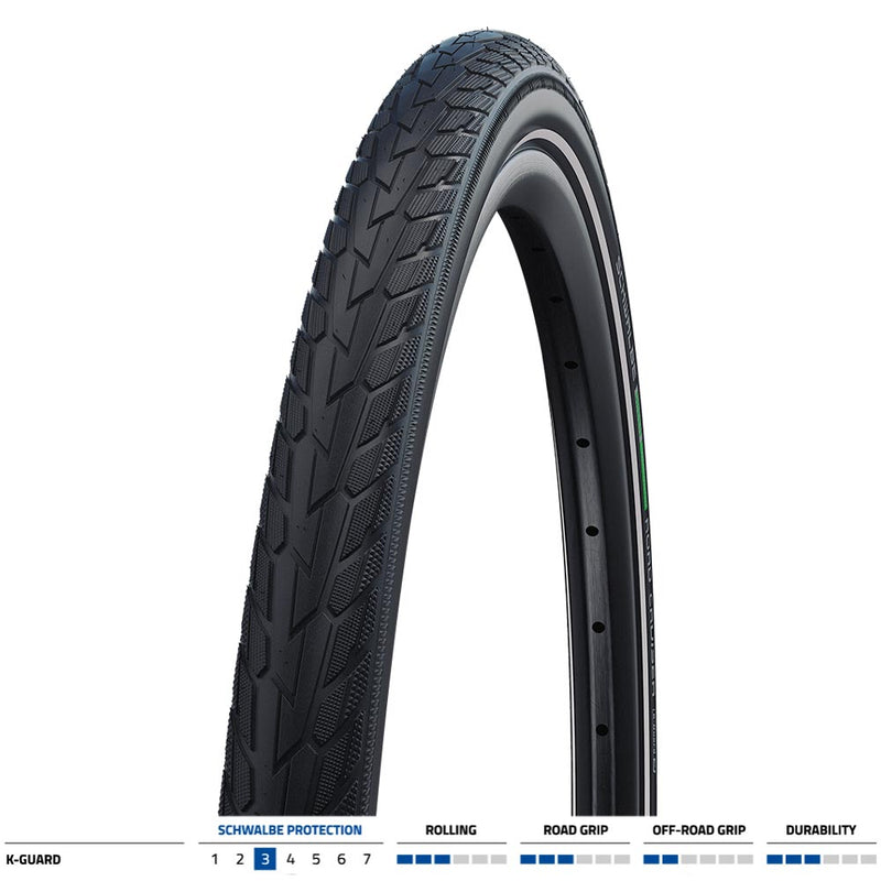 Schwalbe Road Cruiser K-Guard Tyre Green