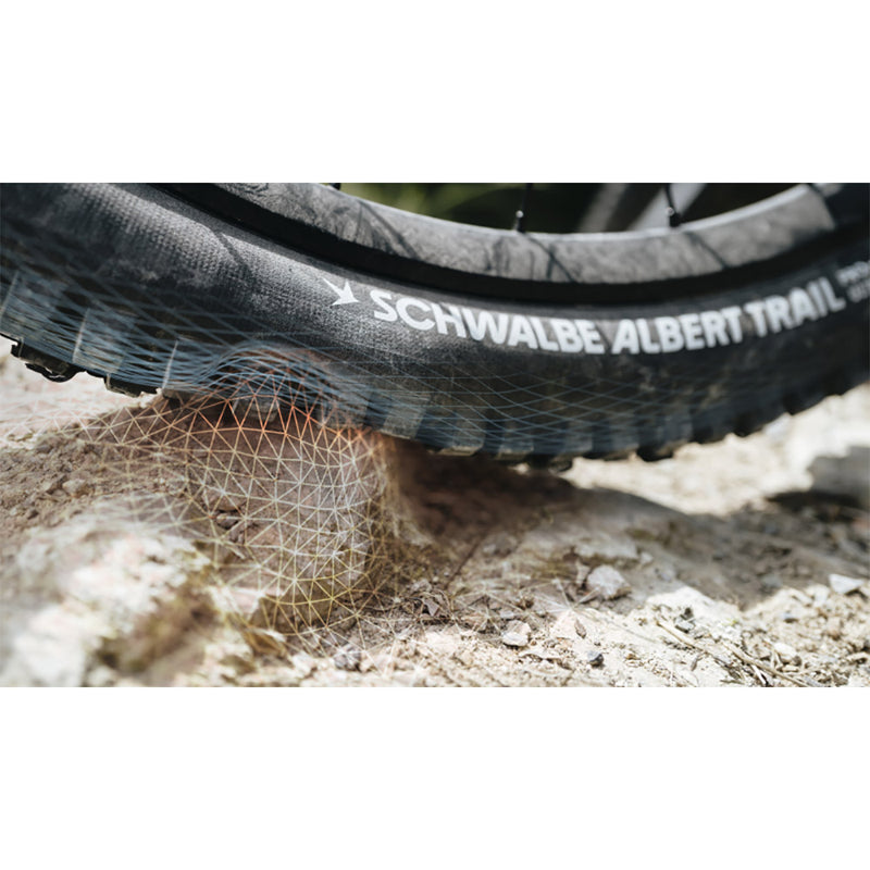 Schwalbe Albert Soft Gravity Pro Evo TLR Folding Tyre Black