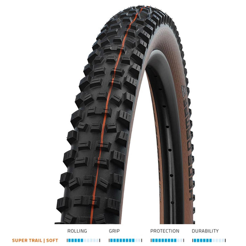 Schwalbe Hans Dampf Evo S / Trail Soft TLE Tyres Black / Bronze