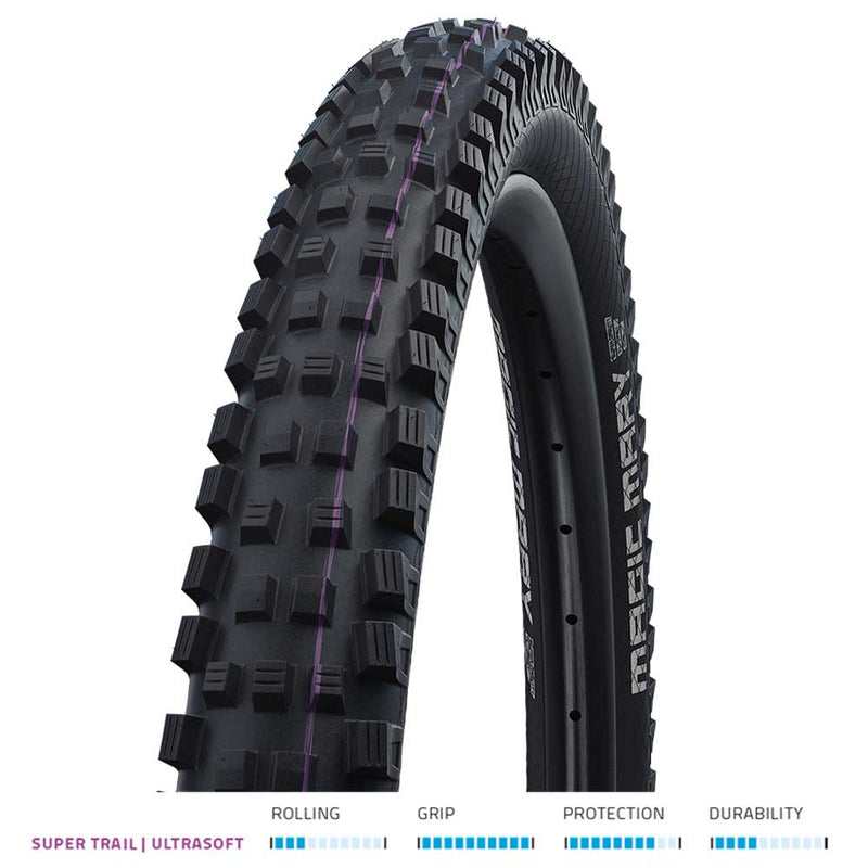 Schwalbe Magic Mary Evo S / Trail U-Soft TLE Fold Tyres Black