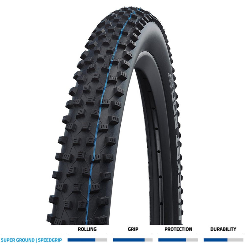 Schwalbe Rocket Ron Evo Super Ground TLE Folding Tyres Black