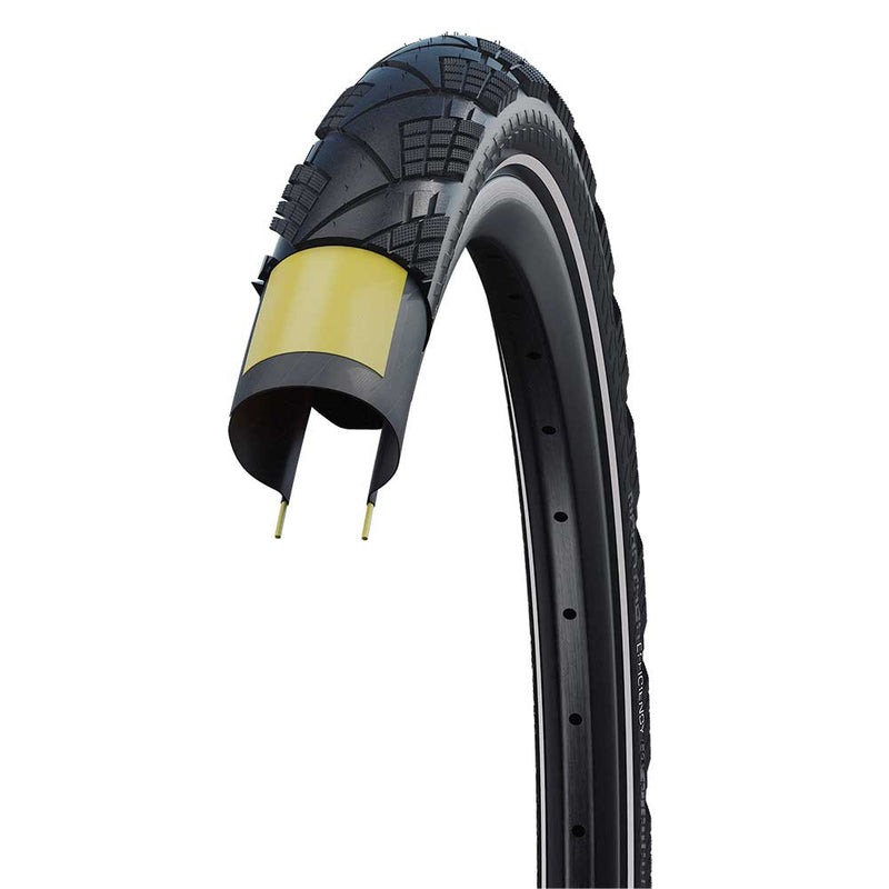 Schwalbe Marathon Efficiency Evo Super Race VG Tyre Black / Reflective