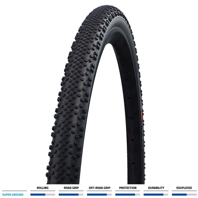 Schwalbe G-One Bite Evo Superground Folding Tyres Black