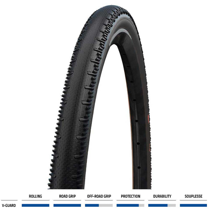 Schwalbe G-One RS Pro Evo V-Guard TLE Folding Tyre Black