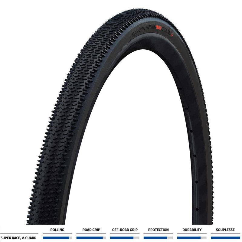 Schwalbe G-One R Pro Evo Super Race V-Guard TLE Folding Tyre Black