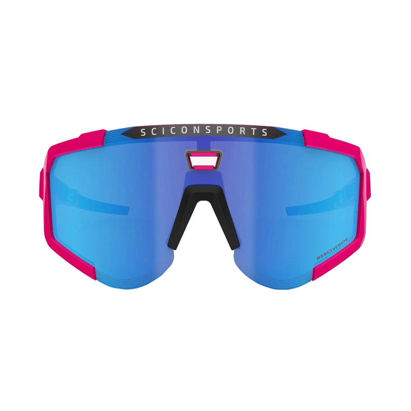 Scicon Sports Aeroscope SCNPP Multimirror Sunglasses Blue / Pink Fluo