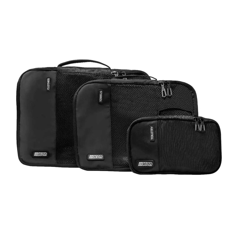 Scicon Sports Travel Packing Cube Set Black