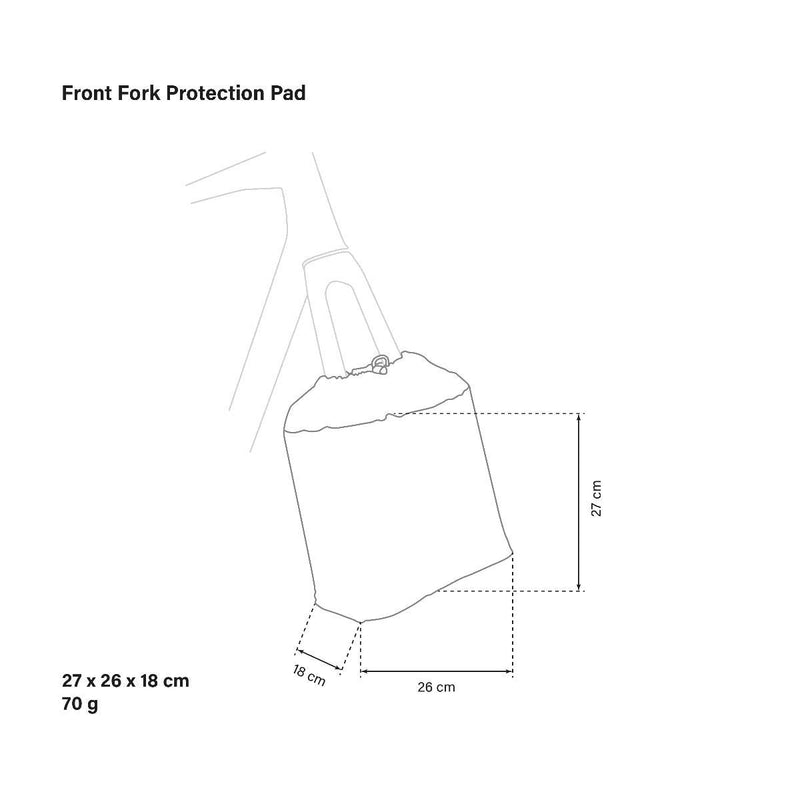 Scicon Sports Front Fork Protection Pad Set Black