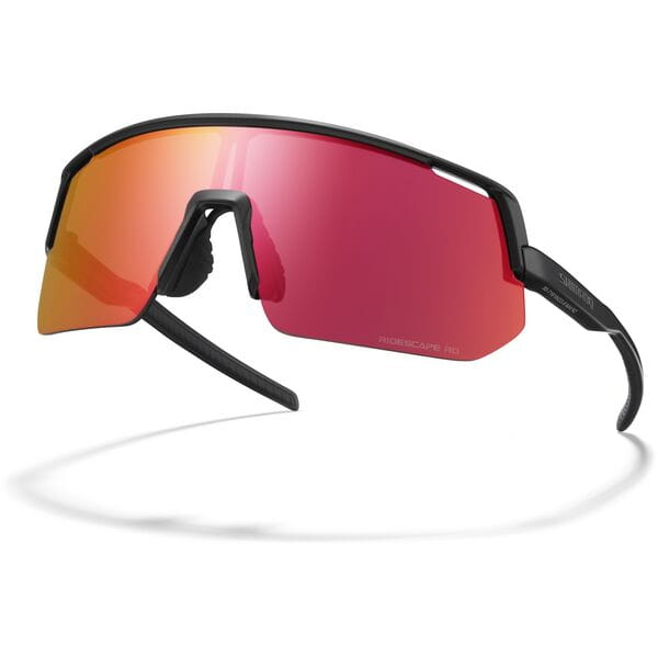 Shimano Technium Glasses Metallic RideScape Off-Road Lens Black