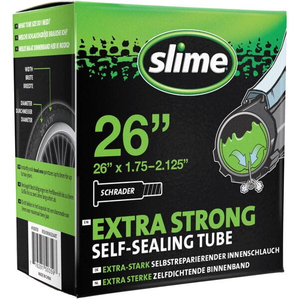 Slime Smart Schrader Valve Tube Black