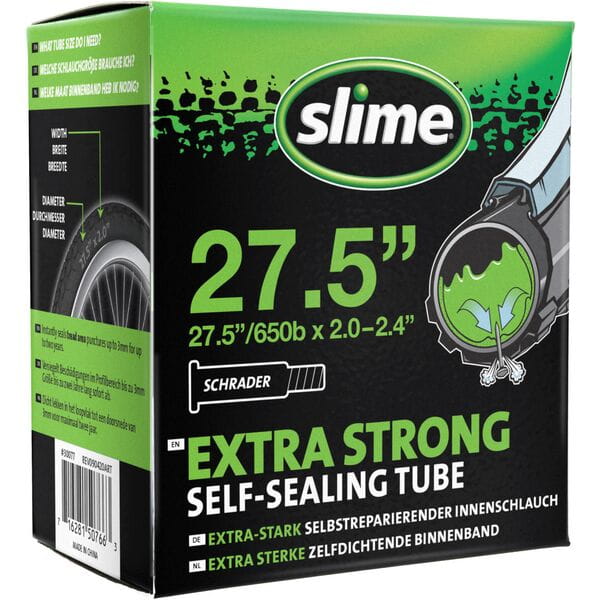 Slime Smart Schrader Valve Tube Black