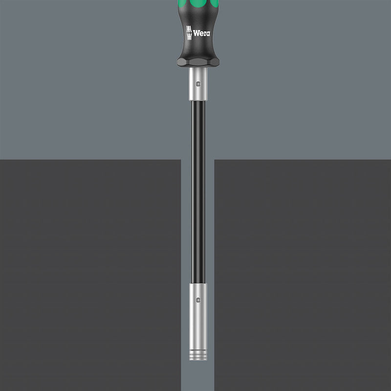 Wera 393 S Bitholding Screwdriver W/Flexible Shaft