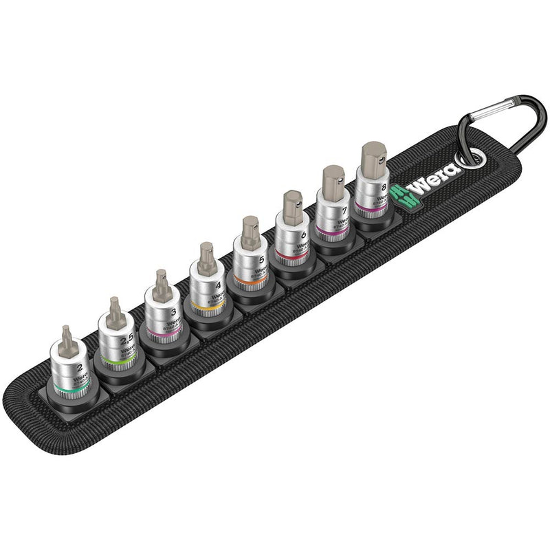 Wera Tools Belt A 2 Zyklop In-Hex+ HF Bit Socket Set 1/4 - 8 Pieces