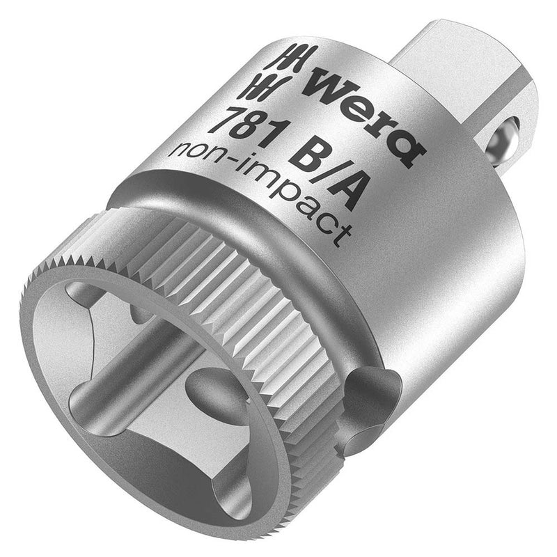 Wera Tools 781 3/8 To 1/4 Inch Square Adaptor 27 MM Length