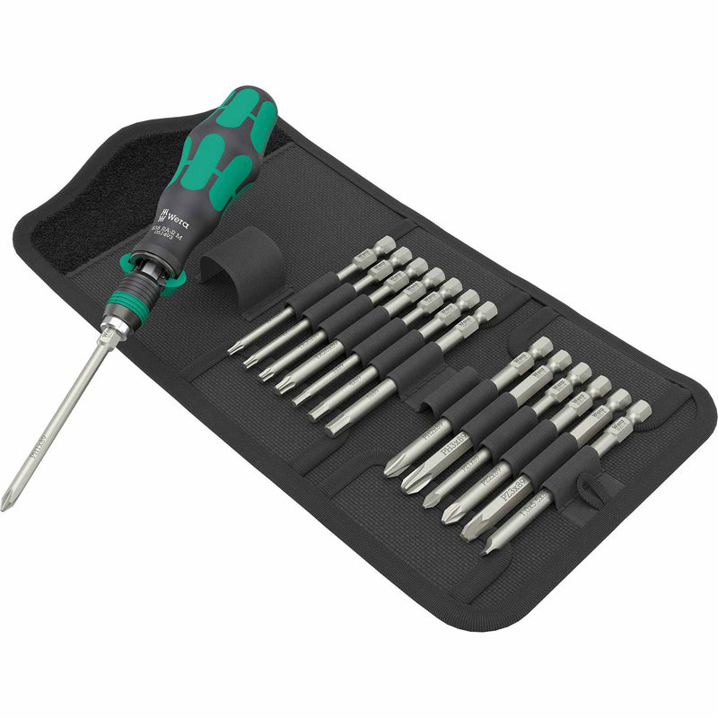 Wera Tools Kraftform Kompakt 838 RA-R M Set 1 - 15 Pieces