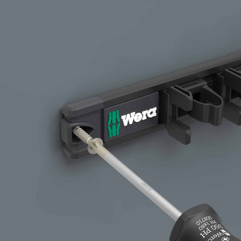 Wera Tools 9611 Magnetic Rail For Kraftform Screwdrivers 9pc Empty